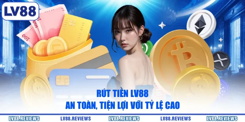 Rút tiền LV88 an toàn, tiện lợi với tỷ lệ cao
