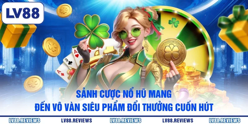 Sảnh cược nổ hũ mang đến vô vàn siêu phẩm đổi thưởng cuốn hút
